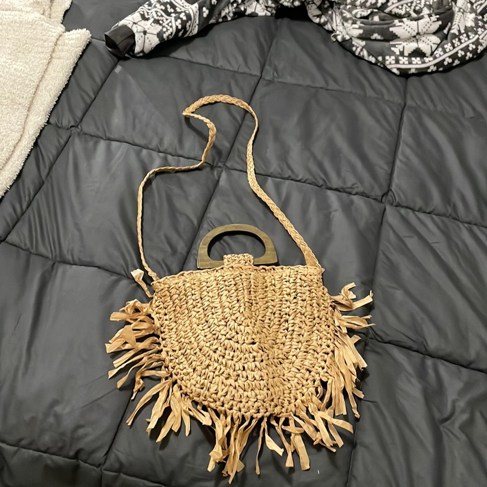 beach straw bag